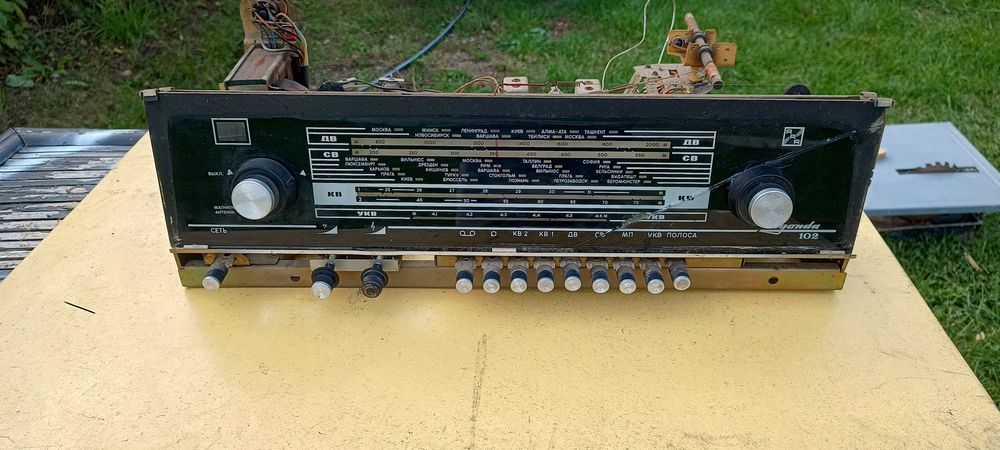 Radio lampowe plus gramofon