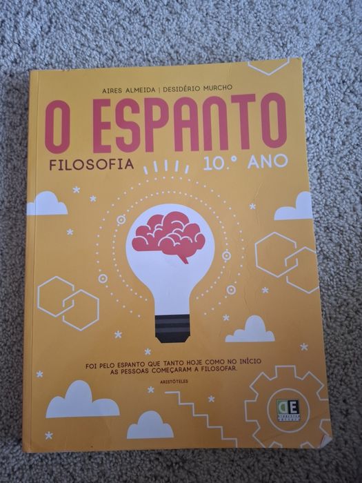 Livro Filosofia Espanto 10° ano