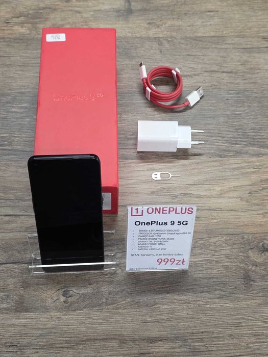OnePlus 9 5G 12/256GB stan bdb gwarancja