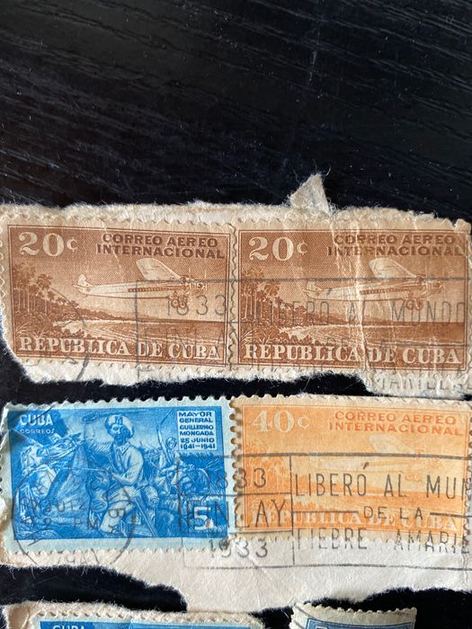 Selos postais antigos de Cuba