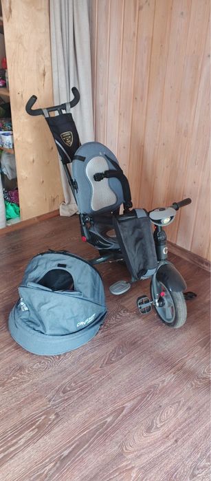 Дитячий триколісний велосипед коляска Crosser