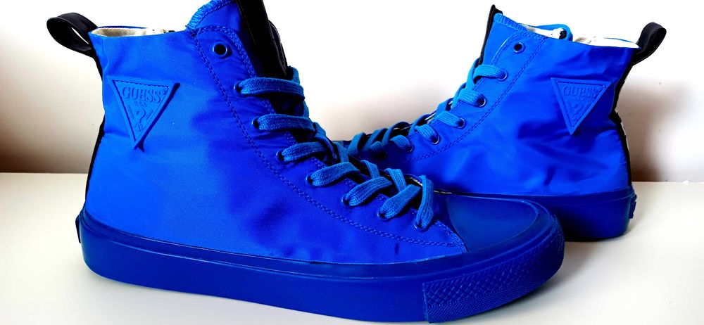 GUESS Los Angeles niebieskie chabrowe ideał  99 zł tanio