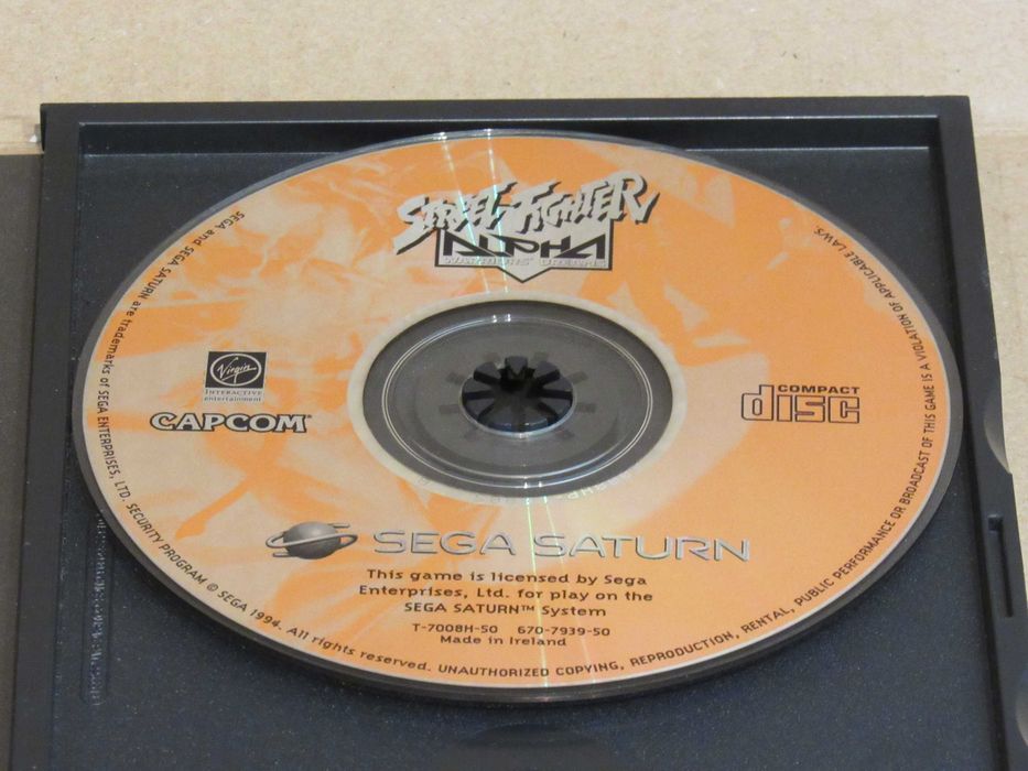 Jogo Sega Saturn Street Fighter Alpha Warriors' Dreams completo