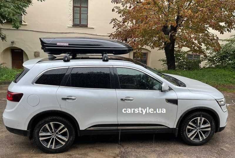 Автобокс на дах Menabo Італія 320 400 460 580 Black White чорний білий