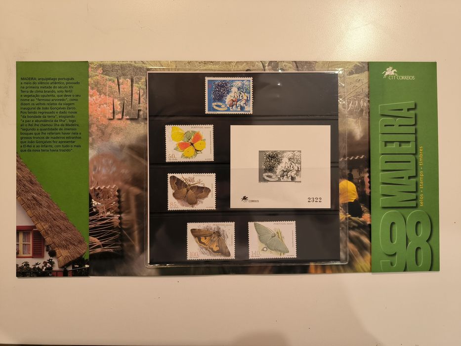 Carteira Anual Madeira - Selos CTT