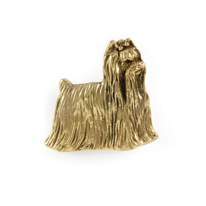 Yorkshire Terrier pin pozłocony Art-Dog