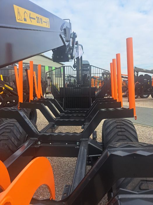 Przyczepa Leśna Zrywkowa BMF10T2 PRO720 z Żurawiem PROMOCJA