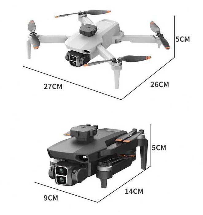 Dron L106-1 MAX Kamera WIFI 5G 3000m GPS 3X Bateria Ekran 5,9 Cala