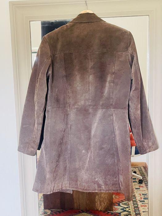 Casaco camurça castanho