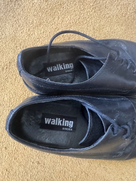 Sapatos Clássicos em Pele Walking Shoes (Tam. 42) – Sola de Couro
