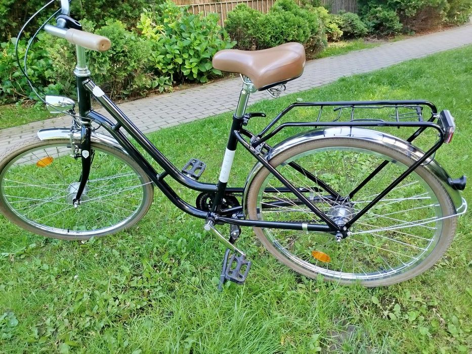 Rower miejski 26" Romet Turing Lux czarny 18" M jak nowy