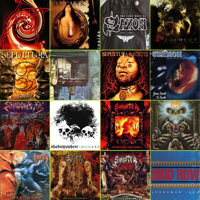 100 CDs - Metal - Raros - Muito Bom Estado