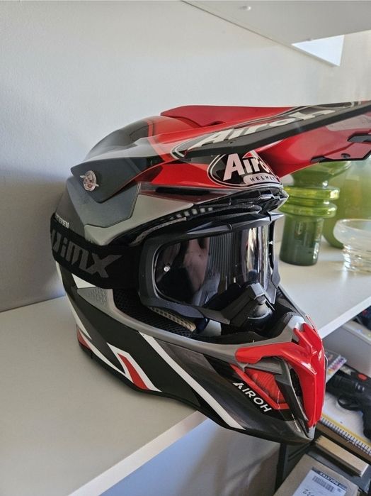 Kask Motocyklowy Airoh Twist 2.0 Enduro roz. L plus gogle