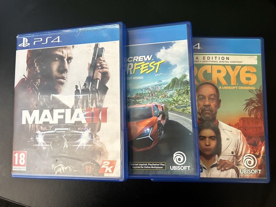 Игры для PS4 (PlayStation 4) — Mafia 3, The Crew Motorfest, Far Cry 6