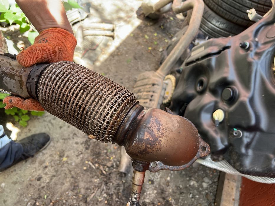 Приемная труба выхлопная труба mercedes w166 ml 3.0