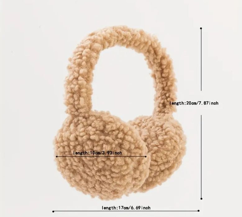 Навушники зимові плюш тедді teddy