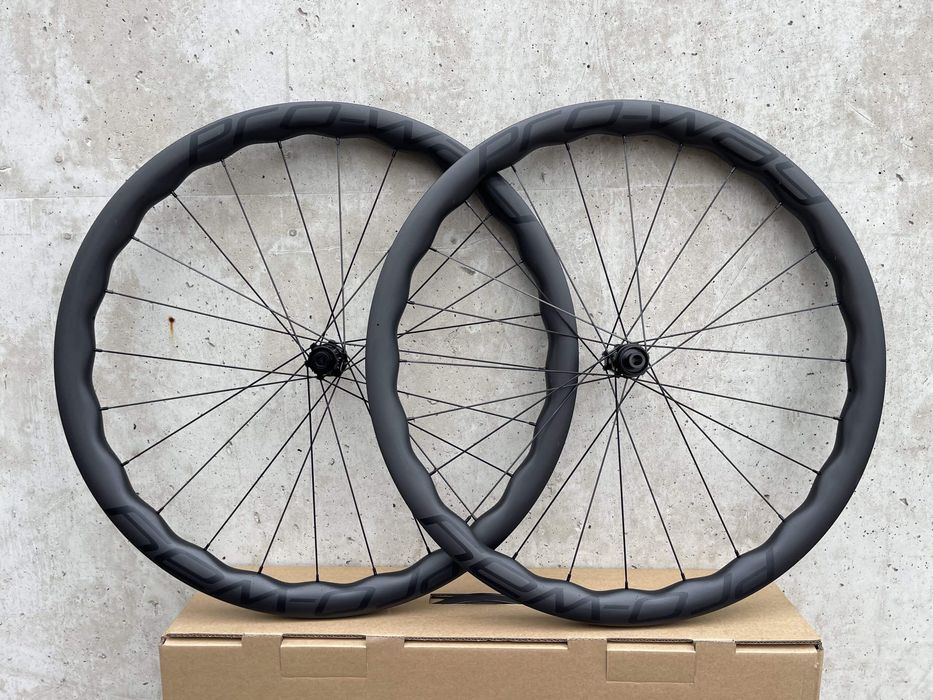 Koła carbon gravela szosa PRO-WAY ARROW 35/40mm 1355g!