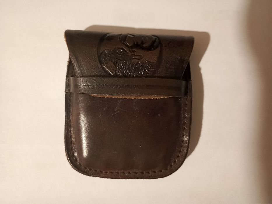 Skórzana ładownica do pasa 308win.