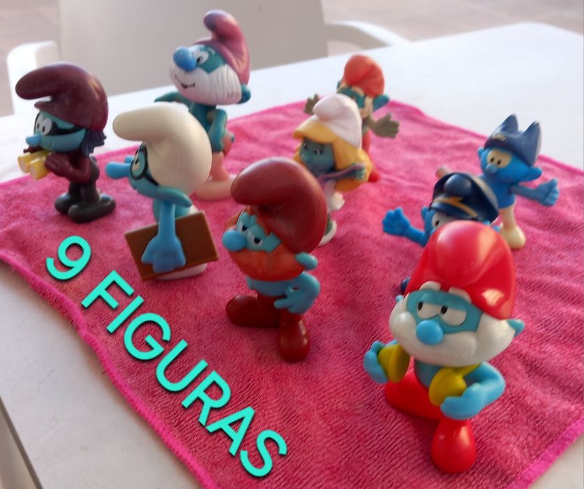 CRIANÇA BRINCAR ou COLECÇÃO os STRUMPFS ou SMURFS. Casa Quarto Sala Cozinha Colecionar.