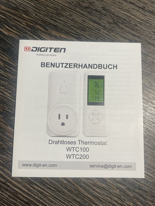 Термостат в розетку з пультом