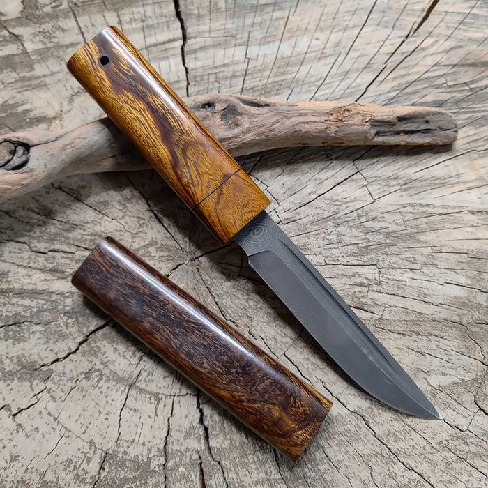 Ножи "Финка" ручной работы, авторские, подарочные. Дамаск, N690, Х12МФ