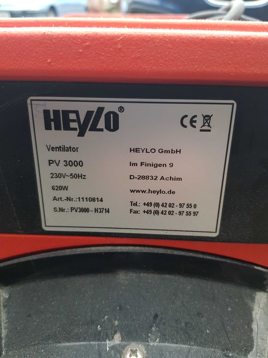 Wentylator osiowy PowerVent 3000-e