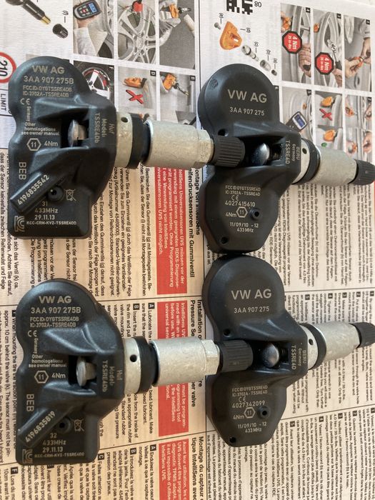 Датчики Тиску Шин VW.3AA907275.RDE013.1K0907253C