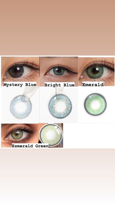 Lentes de contacto coloridas