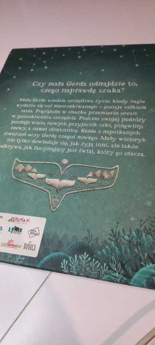 Książka dla dzieci Gerda Historia Wieloryba Peter Kavecky