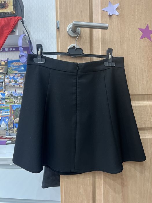 Czarna spódnica mini Promod elegancki styl retro rozm. S