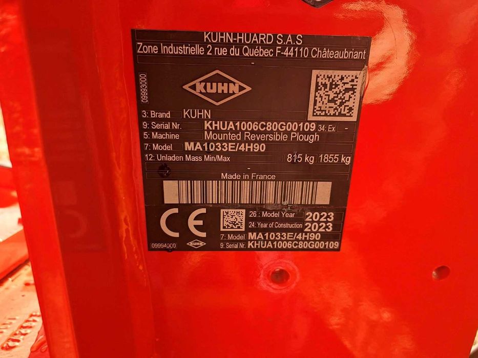 Pług obracalny KUHN Multi Master 103 NSH, Wyprzedaż rocznika