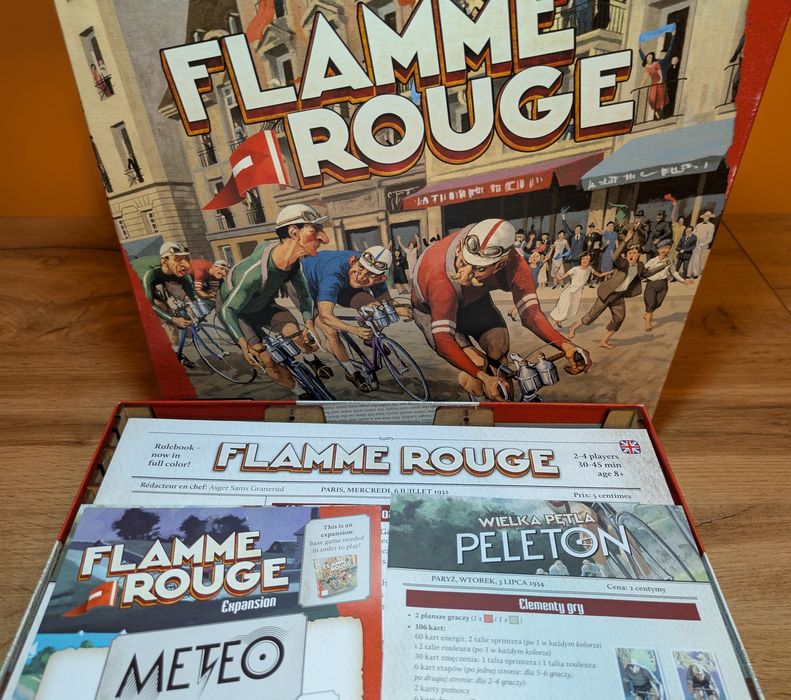 Wielka Pętla (Flamme Rouge) + Peleton + Meteo + insert (ENG)
