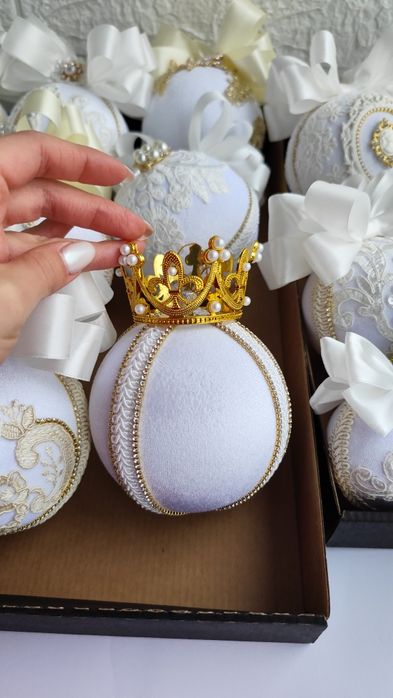 Набір іграшок на ялинку, новорічні іграшки,елочные игрушки