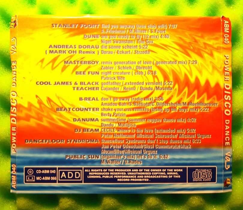 Power Disco Dance Vol. 3 (CD, 1995)