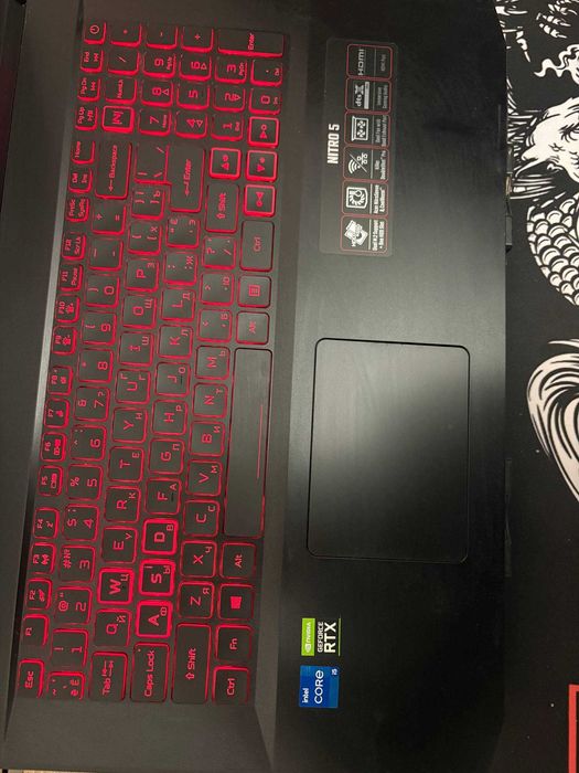 Ноутбук Acer Nitro 5 Rtx 3050/Intel i5 11400H/16gb ddr4/512gb ssd