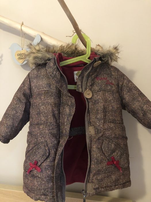 Zima Kurtka plaszczyk r.80