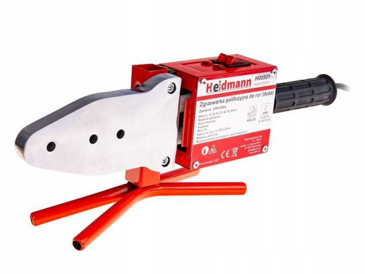 Zgrzewarka do rur plastikowych PP PCV do zgrzewania 16-63mm 2700W +akc