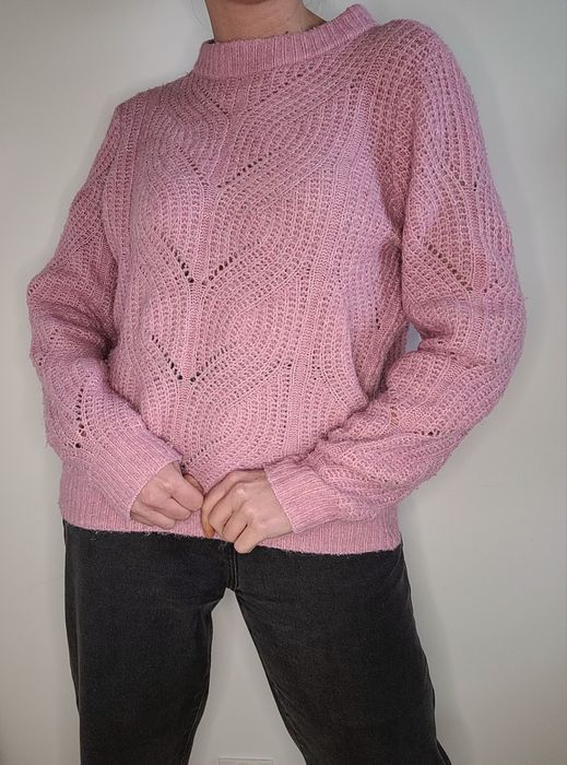 Ażurowy sweter oversize boho Pieces