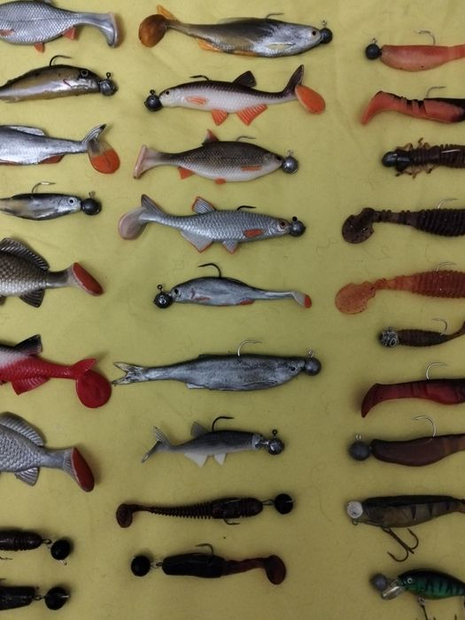 Силіконові приманки. 95%нові