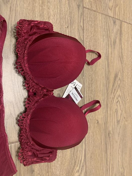 Komplet bieliźniany RAMONA 75C, L bordowy