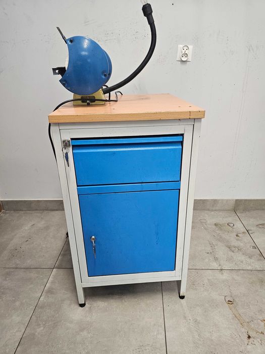 Stół warsztatowy 60x50 Cm plus szlifierka stołowa