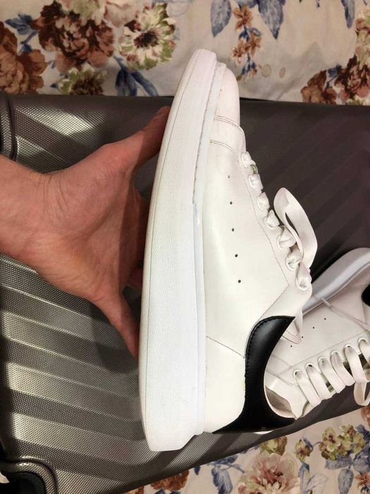 Alexander Mcqueen Oversized Sneaker in White/black
