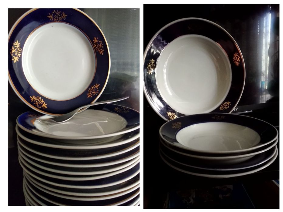 Тарелки праздничные СССР