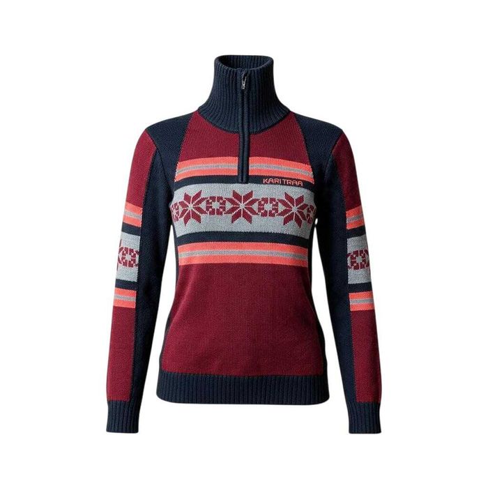 Damski sweter golf wełniany K1 Kari Traa M
