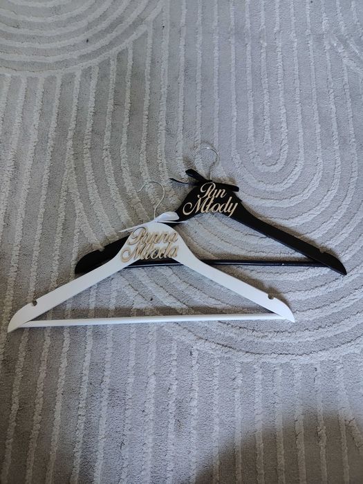 Wieszaki Pan Młody & Panna Młoda