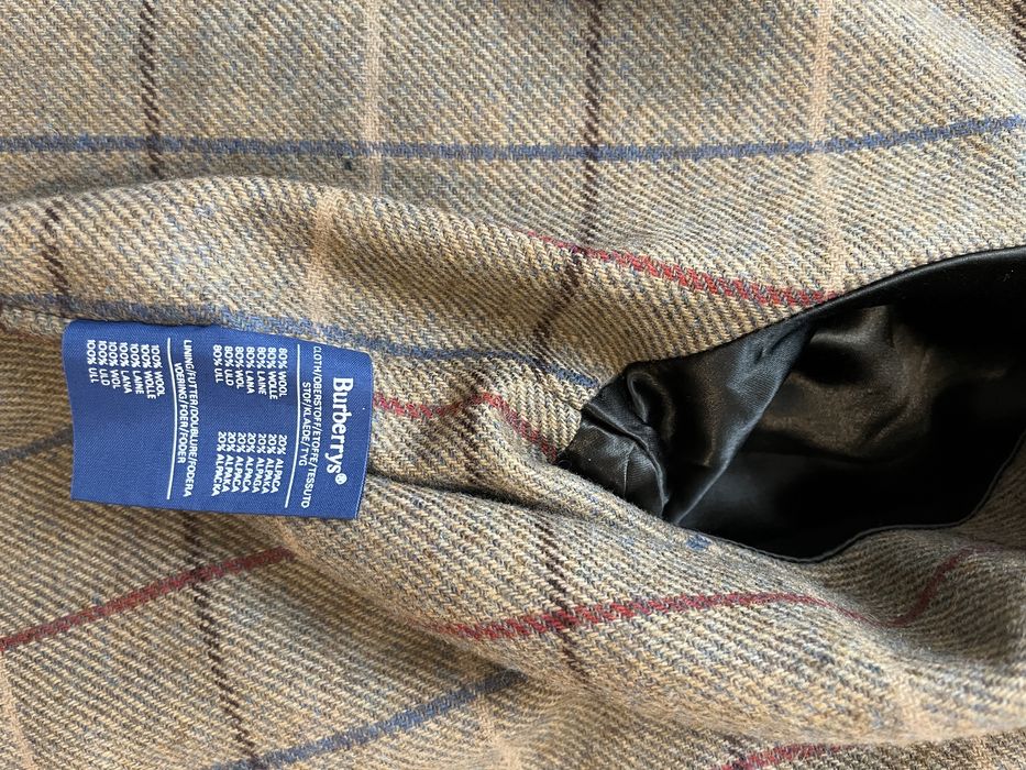 Бомбер Burberry шерсть и альпака