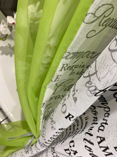 коротка тюль штори арка на кухонне віконце готові комплекти