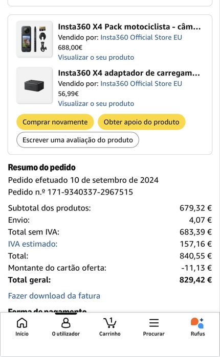 Insta x4 pack moto