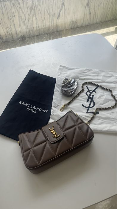 Mala YSL castanha