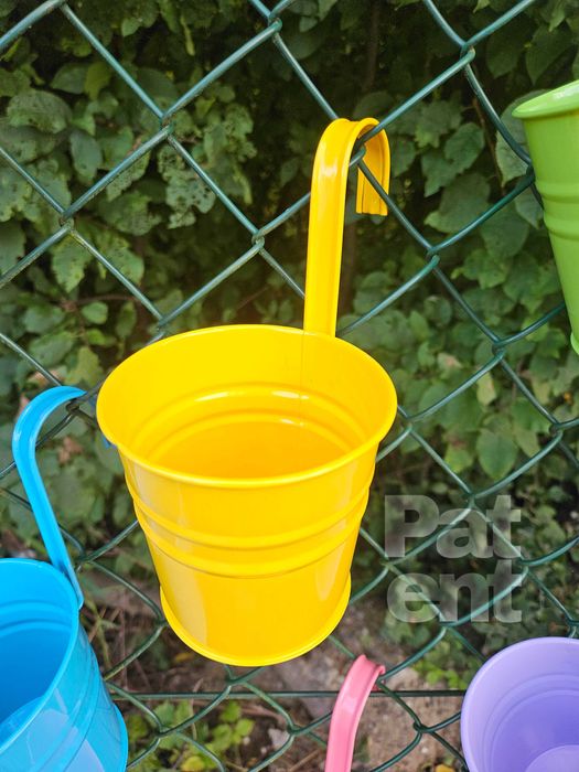 Doniczki kolorowe 10 sztuk na rośliny wiaty do ogrodu na balkon taras